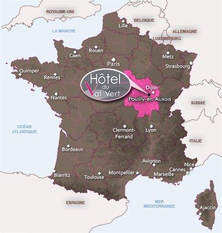 cartina della Francia